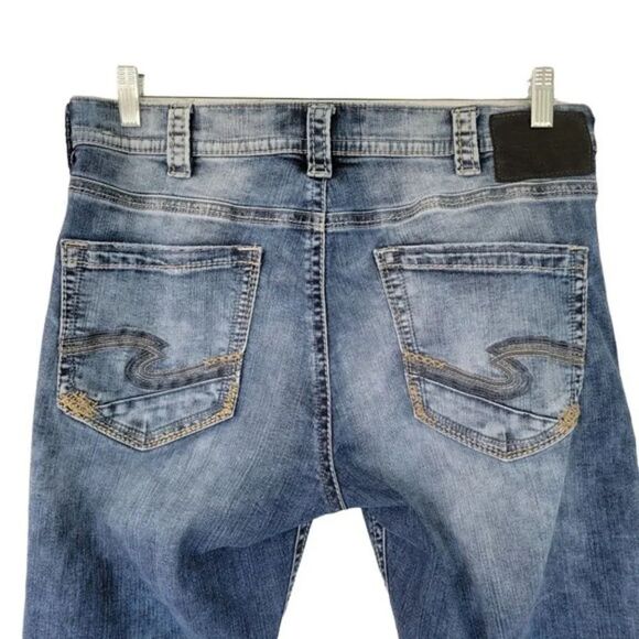 Silver Jeans Grayson Straight Leg Jeans Mens Size 32 x 32 Blue - Picture 8 of 12